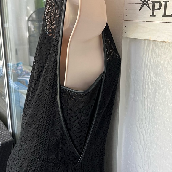 Rebecca Minkoff Black ‘Marriane' Lace Sleeveless Romper size 6 - Picture 8 of 8